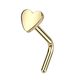 Nasale a L Anello naso a L con cuore piatto