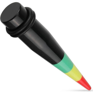 Acrilico Acrilico motivo rasta con O-Rings in silicone