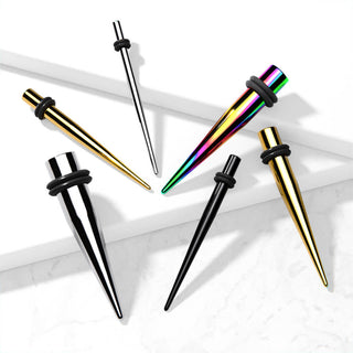 Argento con O-Rings in silicone