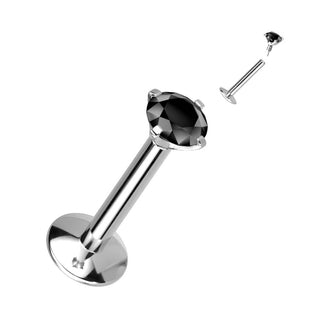 Titanio Labret Zirconi Filettatura Interna