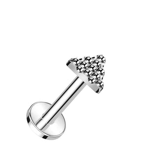 Titanio Labret Triangolo Filettatura Interna
