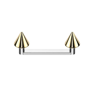 Barbell Surface Barra piatta con borchie Filettatura Interna