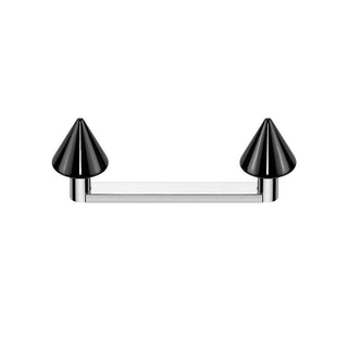 Barbell Surface Barra piatta con borchie Filettatura Interna