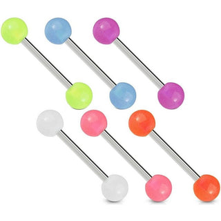 Barbell Luminescente al buio, 6 pezzi