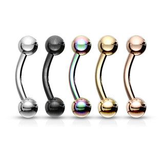 Piercing Sopracciglio Sfera, 5 pezzi