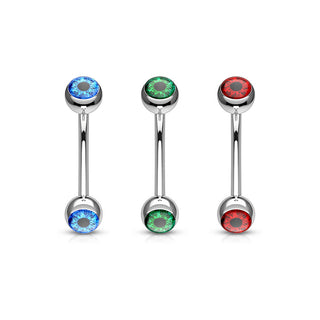 Piercing Sopracciglio Design occhio, 3 pezzi