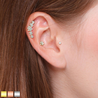 Labret Set Zircone, 3 pezzi