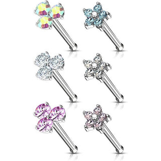 Stud Nasale Zirconi, 6 pezzi