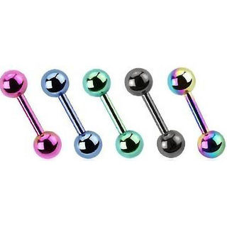 Titanio Barbell Sfera, 5 pezzi