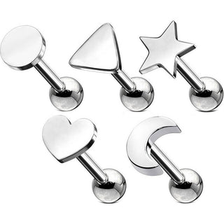 Barbell Argento, 5 pezzi