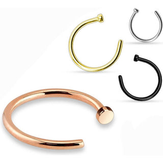 Nasale Tondo Anello a semicerchio, 4 pezzi