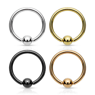 Anello Piercing Sfera Perla Prigioniera, 4 pezzi