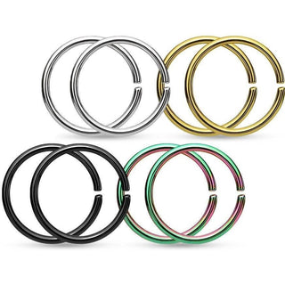 Anello Piercing Mix Pieghevole, 4 pezzi