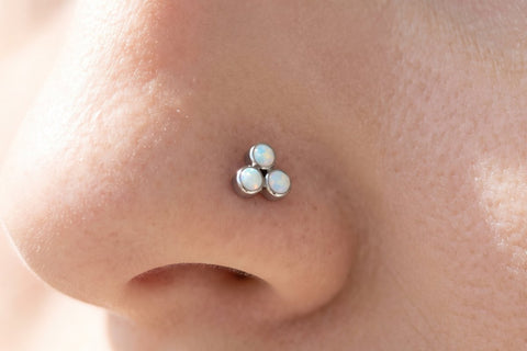Piercing naso argento