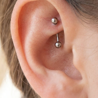 Silver Rook Piercing – selection on linen