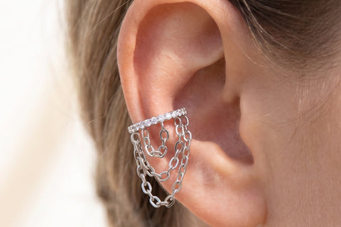 Piercing Conch con Catena