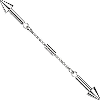 Industrial Barbell connector chain spike ends