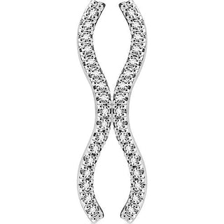 Ear Crawler Wave Zirconia