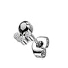 Titanium Paws Zirconia Silver
