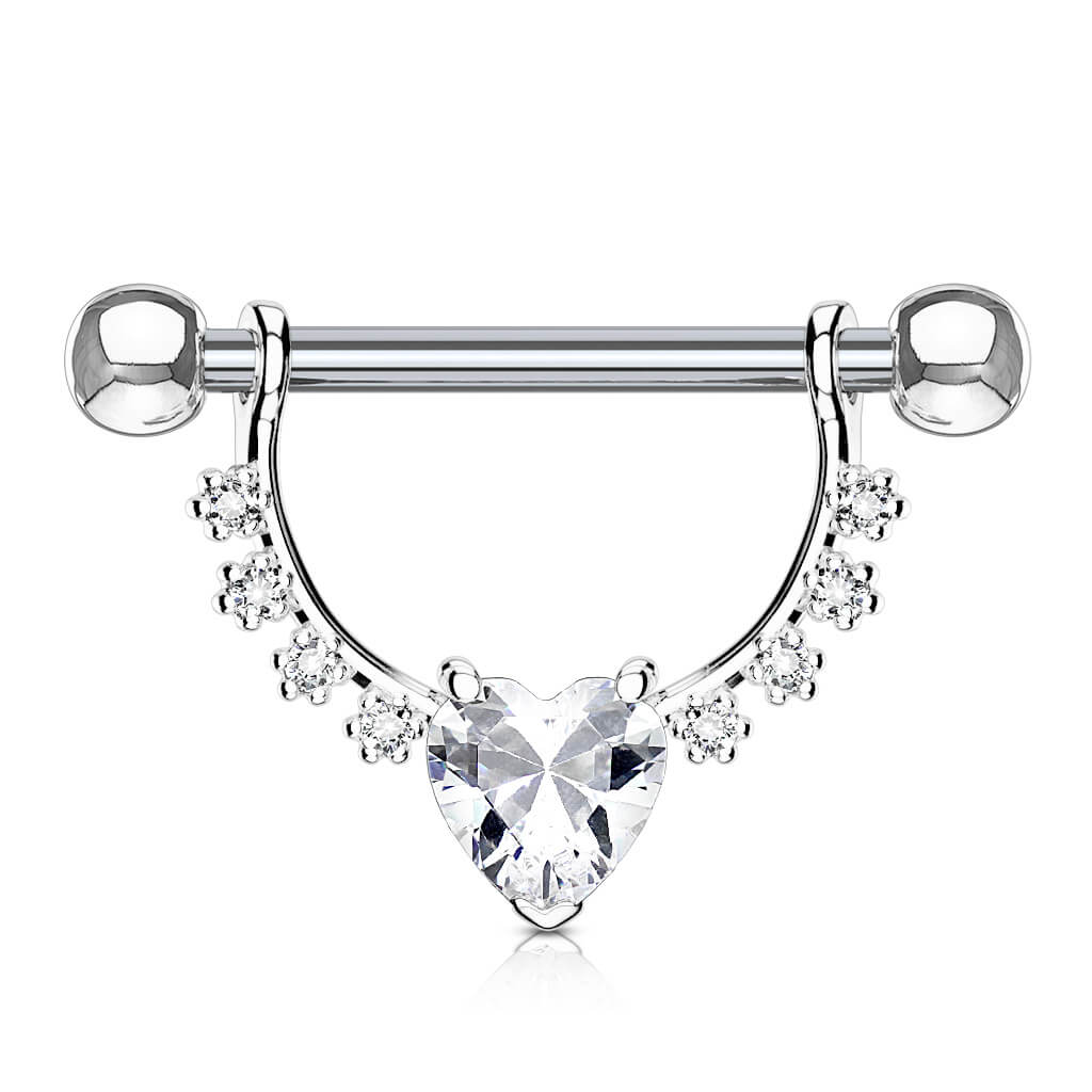 Finto Piercing Capezzolo Croce - Foto 8