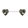 Piercing Capezzolo Cuore Steampunk