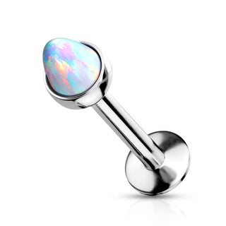 Labret Opal cup setting Internally Threaded