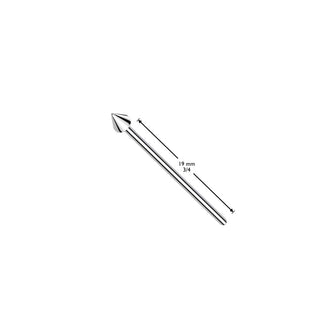 Fishtail Ball Spike Dome Silver