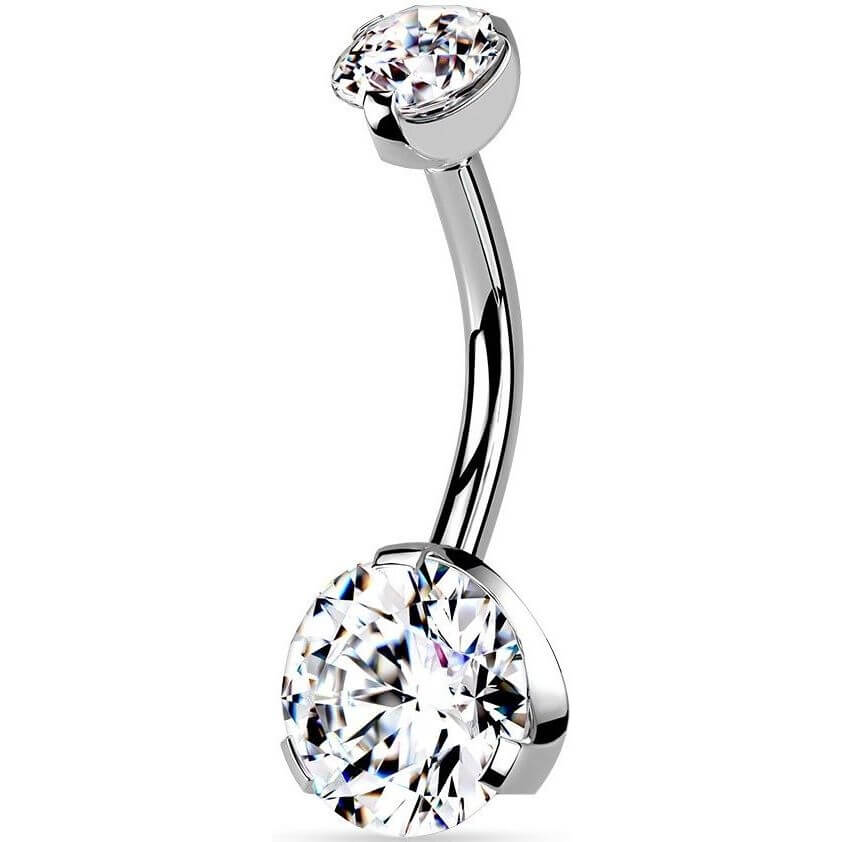 Labret A Sfera In Oro Massiccio 14k: Piercing Al Trago Con Filettatura Interna Da 18 G - Italia - Foto 7