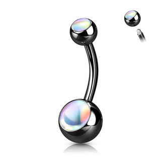 Piercing Ombelico Pietra sintetica a sfera brillante