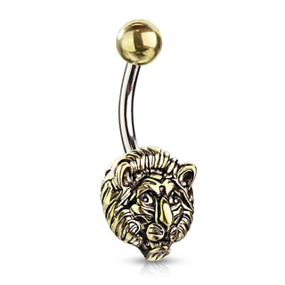 Piercing Ombelico Leone d´oro