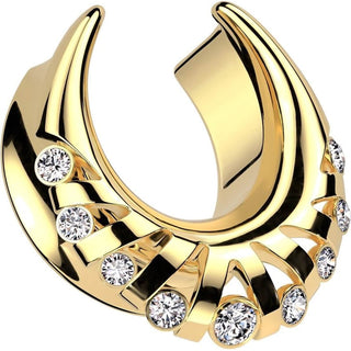 Tunnel saddle zirconia