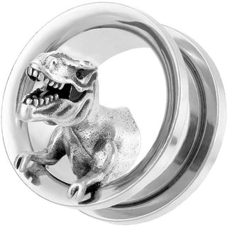 Plug T-Rex d'argento