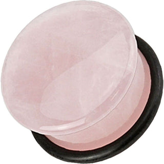 Plug Giada rosa con O-Ring in silicone