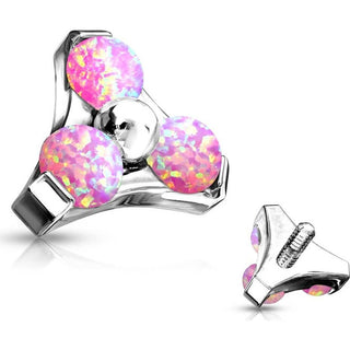 Titanium Top Top Triangle Zirconia Internally Threaded
