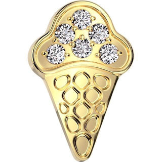 Titanium Top top ice cream cone Internally Threaded