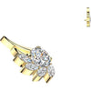 Titanium top angel wing zirconia Internally Threaded