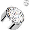 Titanium Top Round Zirconia Internally Threaded