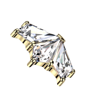 Top top fan 3 zirconias Internally Threaded