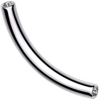 Titanio Barra curva argento Push-In