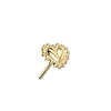 Oro 14 kt Superiore a Cuore Push-In