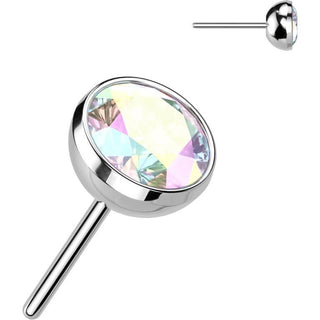 Titanium Top top round zirconia Push-In