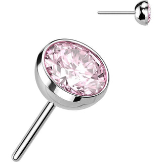 Titanium Top top round zirconia Push-In