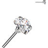 Titanium Top top heart zirconia Push-In