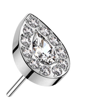 Titanium Top top teardrop zirconia Push-In