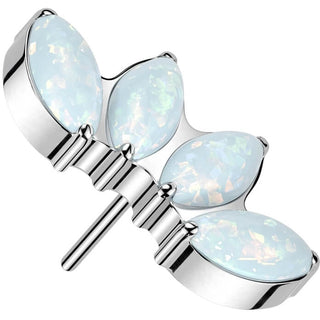 Titanium Top top marquise cut opal Push-In
