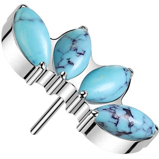 Titanium Top top marquise cut opal Push-In