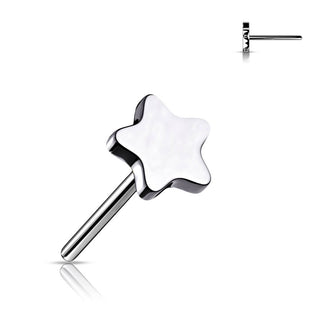 Titanium Top Top Flat Star Push-In