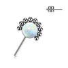 Titanium Top top zirconia or opal with beaded balls Push-In
