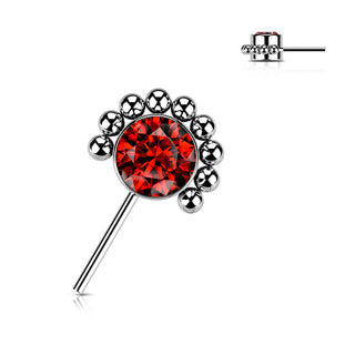 Titanium Top top zirconia or opal with beaded balls Push-In