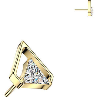 Titanium top triangle zirconia Push-In